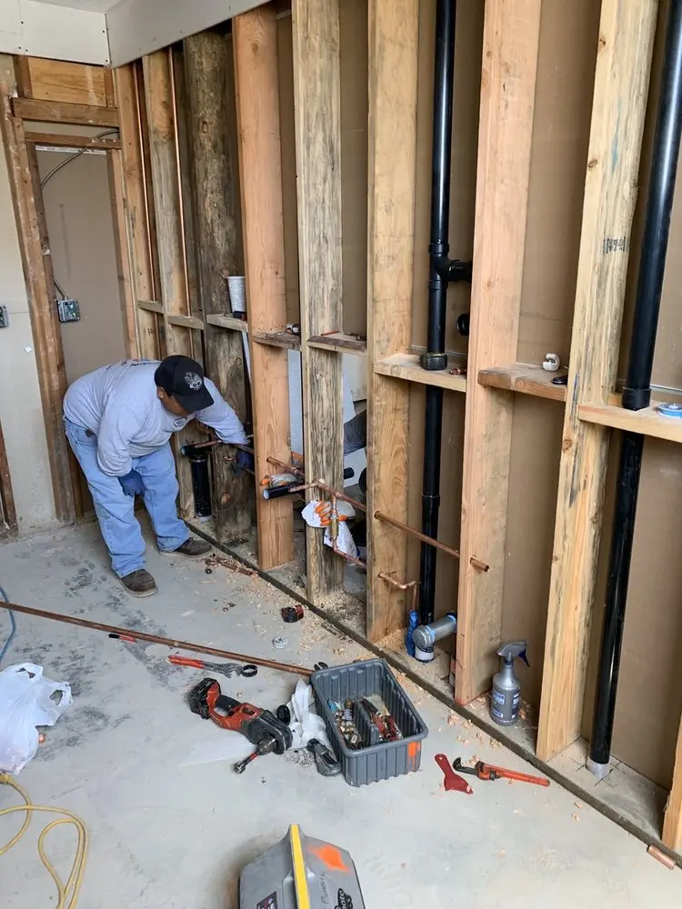 Commercial rough-in plumbing for Trenchless Sewer Repair in Covington